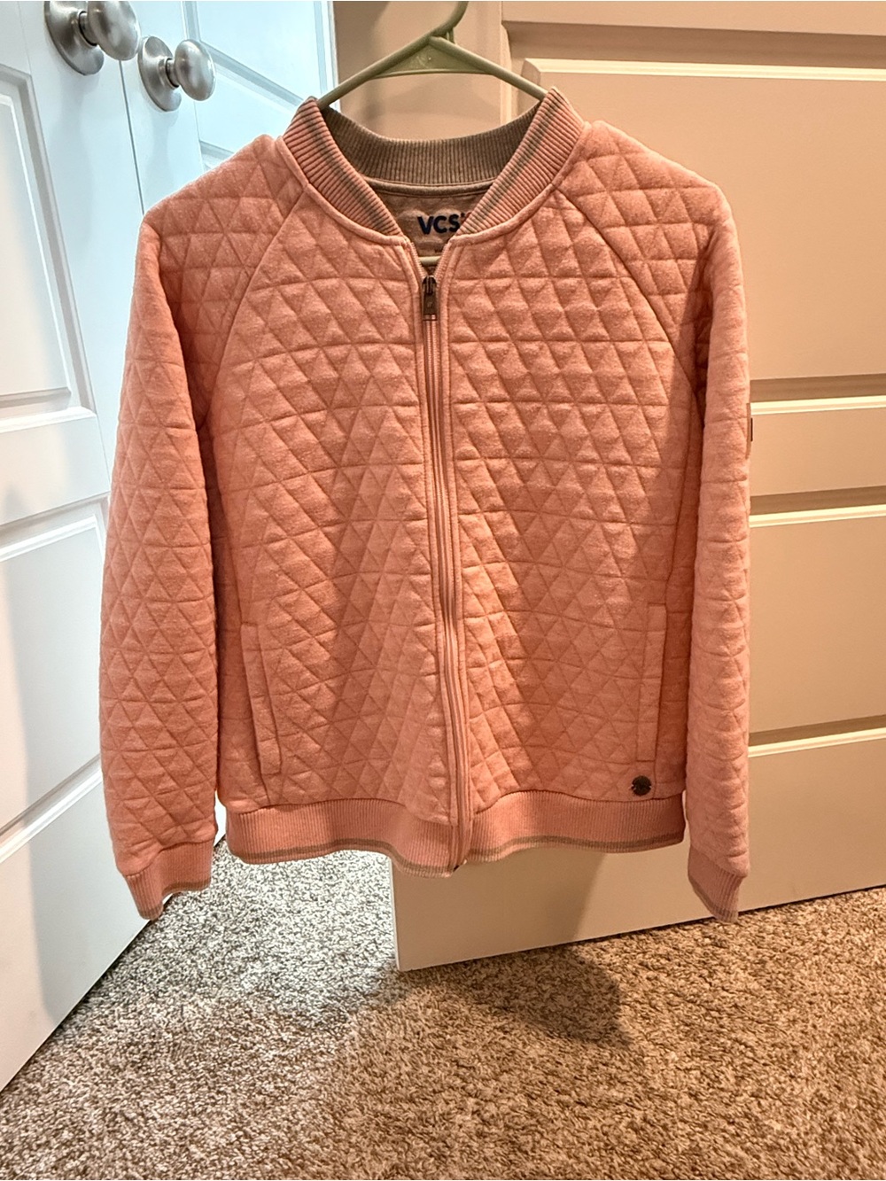 Women’s Quilted Jacket in Light Pink